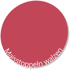 Maisstoppeln walzen